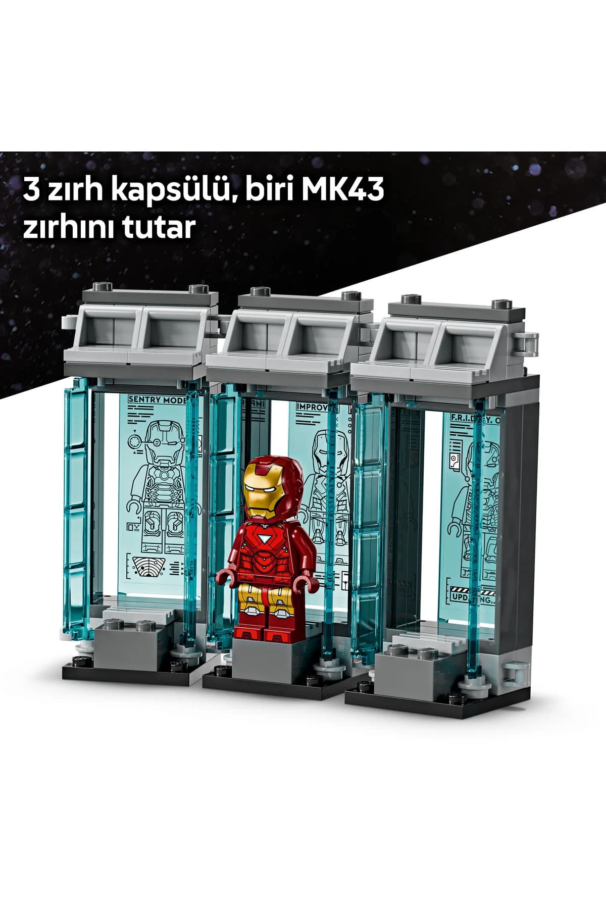 ست ساختنی کودکان 8+ لگو Marvel آزمایشگاه Iron Man، سالن زره مدل 76315 384 قطعه ست ساختنی کودکان 8+ لگو Marvel آزمایشگاه Iron Man، سالن زره مدل 76315 384 قطعه