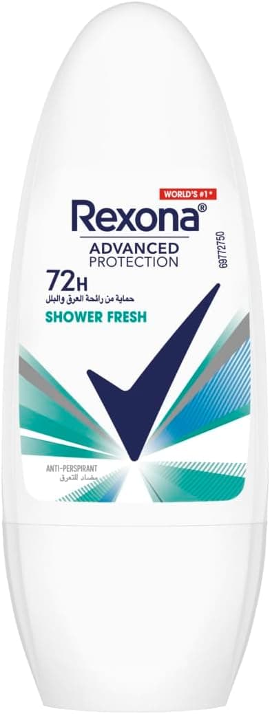 دئودورانت رولآن زنانه Rexona Shower Fresh با محافظت مداوم ۷۲ ساعته 50 ml دئودورانت رولآن زنانه Rexona Shower Fresh با محافظت مداوم ۷۲ ساعته 50 ml