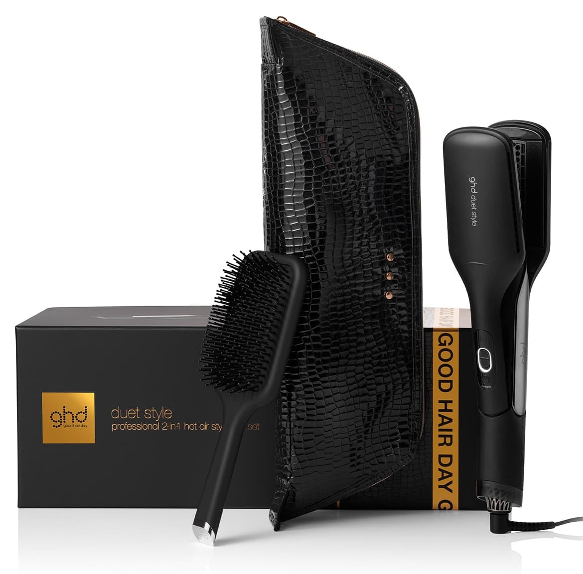 ست فرمدهنده Ghd Duet Style ۲ در ۱ با شانه و کیف ست فرمدهنده Ghd Duet Style ۲ در ۱ با شانه و کیف