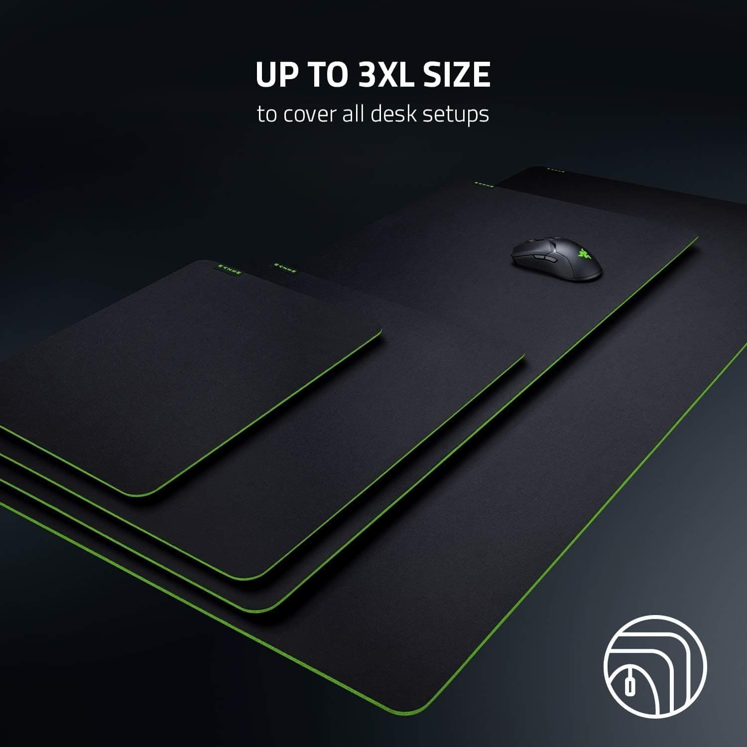 ماوسپد بازی متوسط Razer Gigantus V2 با سطح میکروبافت و زیره لاستیکی ضدلغزش مشکی 36 x 27 x 0,3 cm ماوسپد بازی متوسط Razer Gigantus V2 با سطح میکروبافت و زیره لاستیکی ضدلغزش مشکی 36 x 27 x 0,3 cm