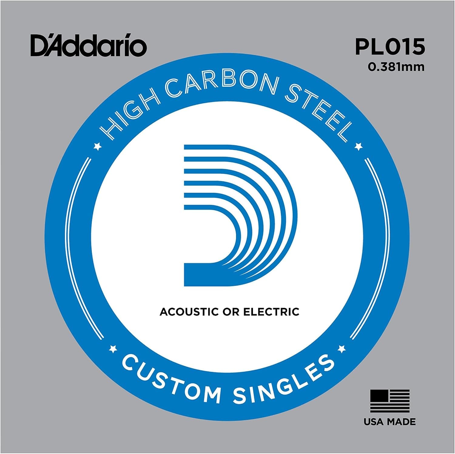 سیم تکی گیتار D'Addario الکتریک و آکوستیک نوت E (Mi) فولاد High Carbon Steel مدل PL010 سیم تکی گیتار D'Addario الکتریک و آکوستیک نوت E (Mi) فولاد High Carbon Steel مدل PL010