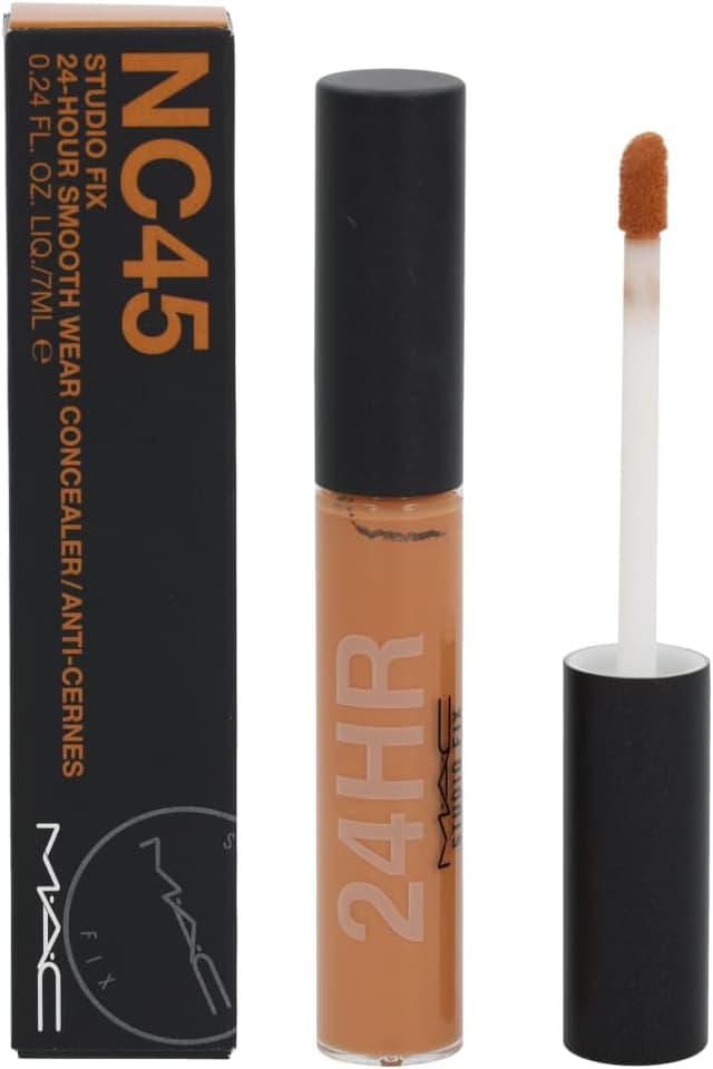 کانسیلر مایع MAC مدل Studio Fix 24-Hour Smooth Wear شماره NC45 حجم 7ml کانسیلر مایع MAC مدل Studio Fix 24-Hour Smooth Wear شماره NC45 حجم 7ml
