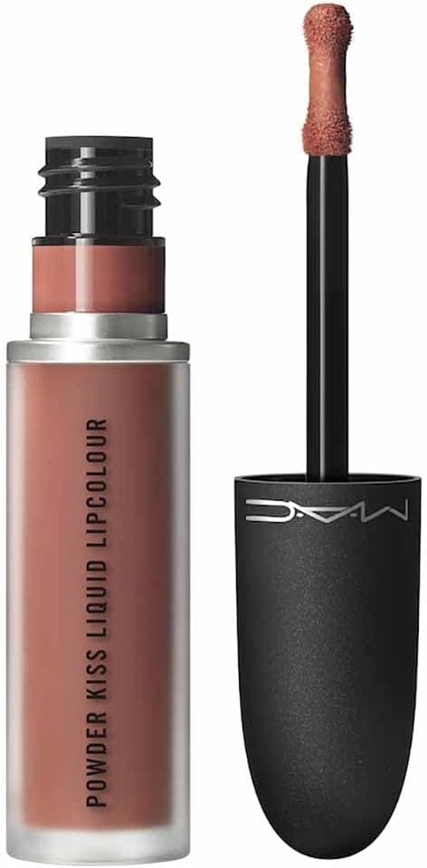 رژ لب مایع MAC Powder Kiss مدل 951 Habit هلویی نود 5 ml رژ لب مایع MAC Powder Kiss مدل 951 Habit هلویی نود 5 ml