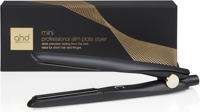 اتو مو GHD مینی با صفحه باریک مشکی اتو مو GHD مینی با صفحه باریک مشکی