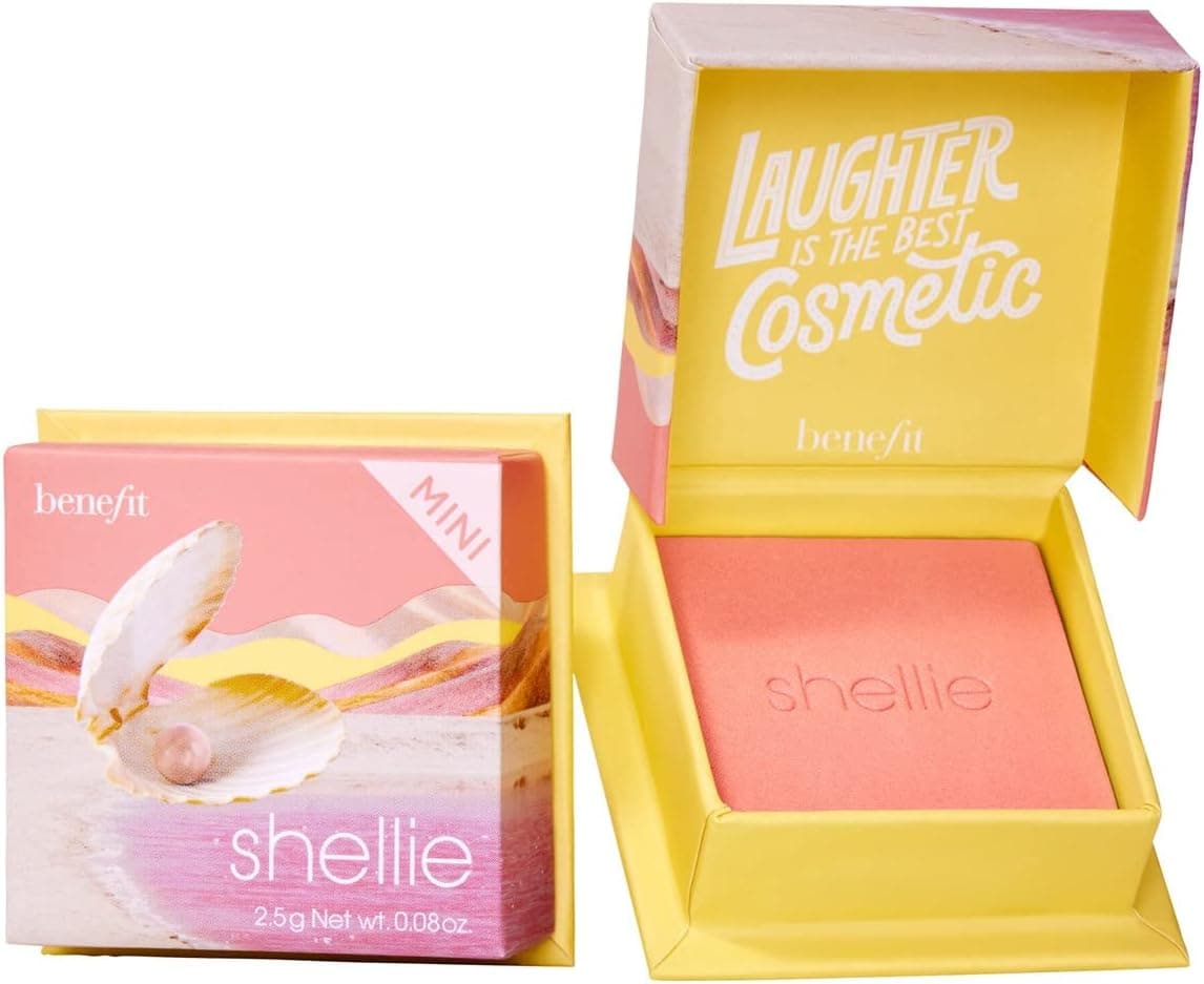 رژگونه پودری Benefit Cosmetics مدل WANDERful World رنگ Shellie رژگونه پودری Benefit Cosmetics مدل WANDERful World رنگ Shellie