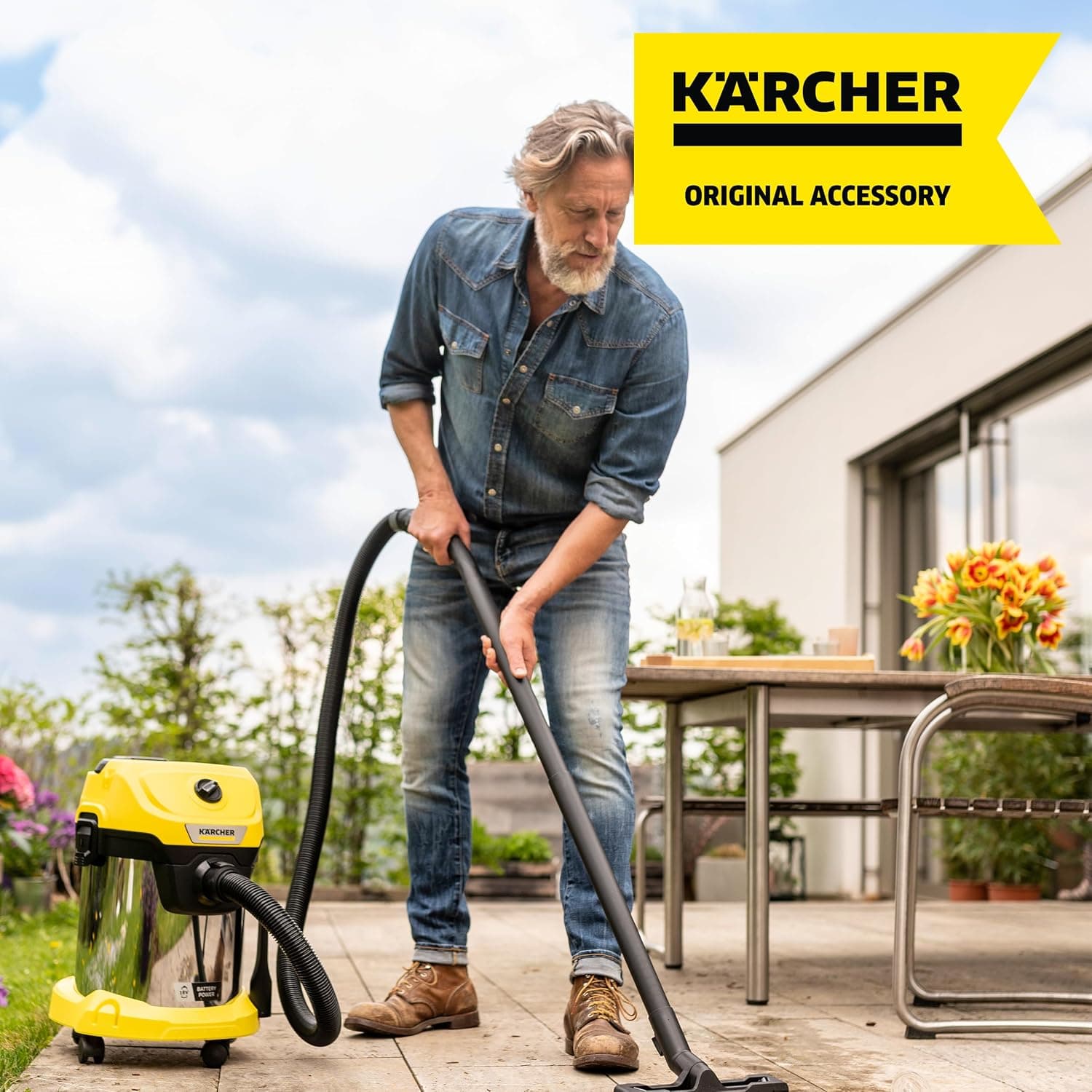 فیلتر کارتریجی KÄRCHER مناسب جاروبرقیهای آب و خاک و شوینده فرش مدل KFI 3310، 1 عدد فیلتر کارتریجی KÄRCHER مناسب جاروبرقیهای آب و خاک و شوینده فرش مدل KFI 3310، 1 عدد