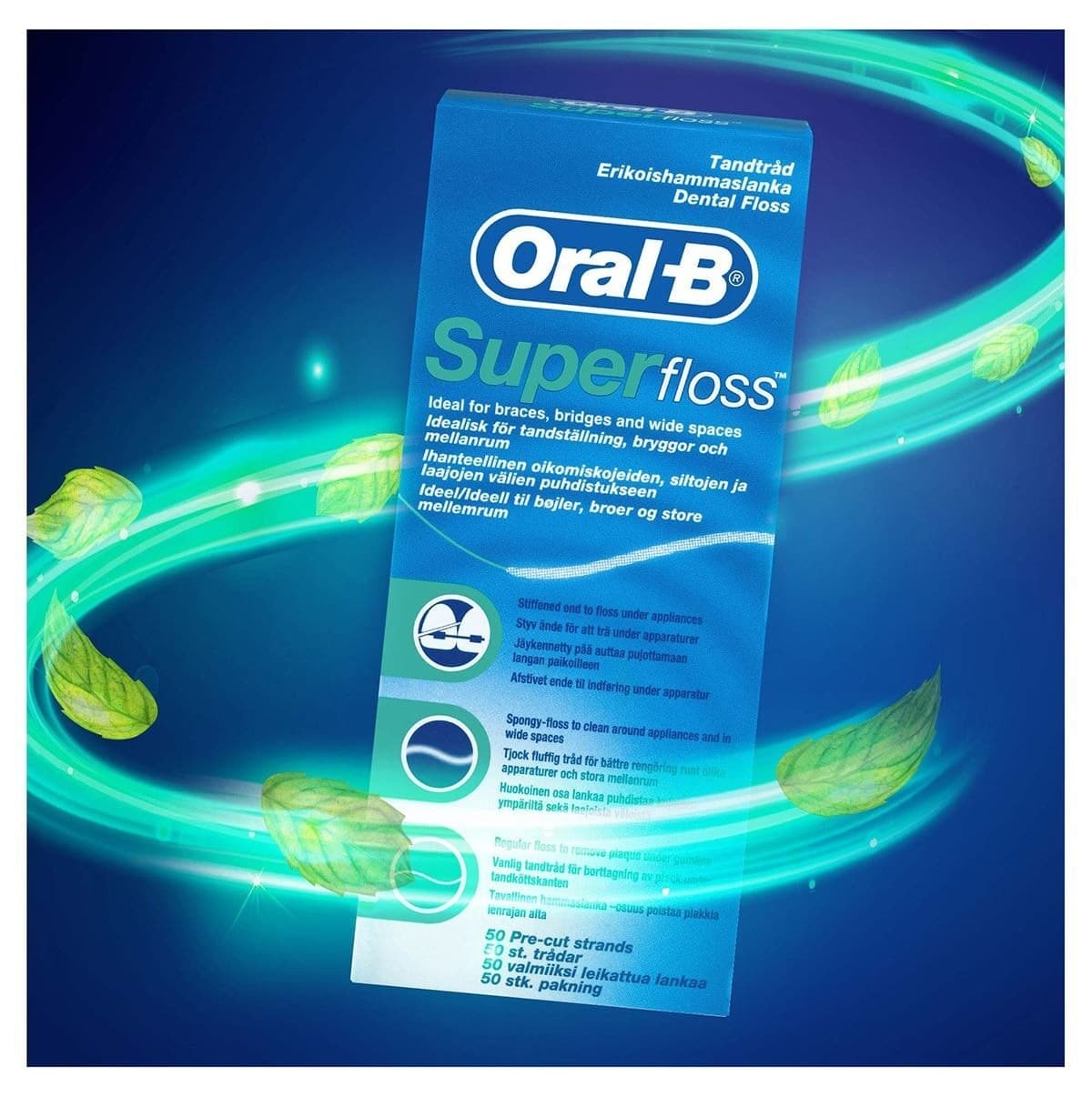 نخ دندان Oral-B Super Floss 50 عدد نخ دندان Oral-B Super Floss 50 عدد