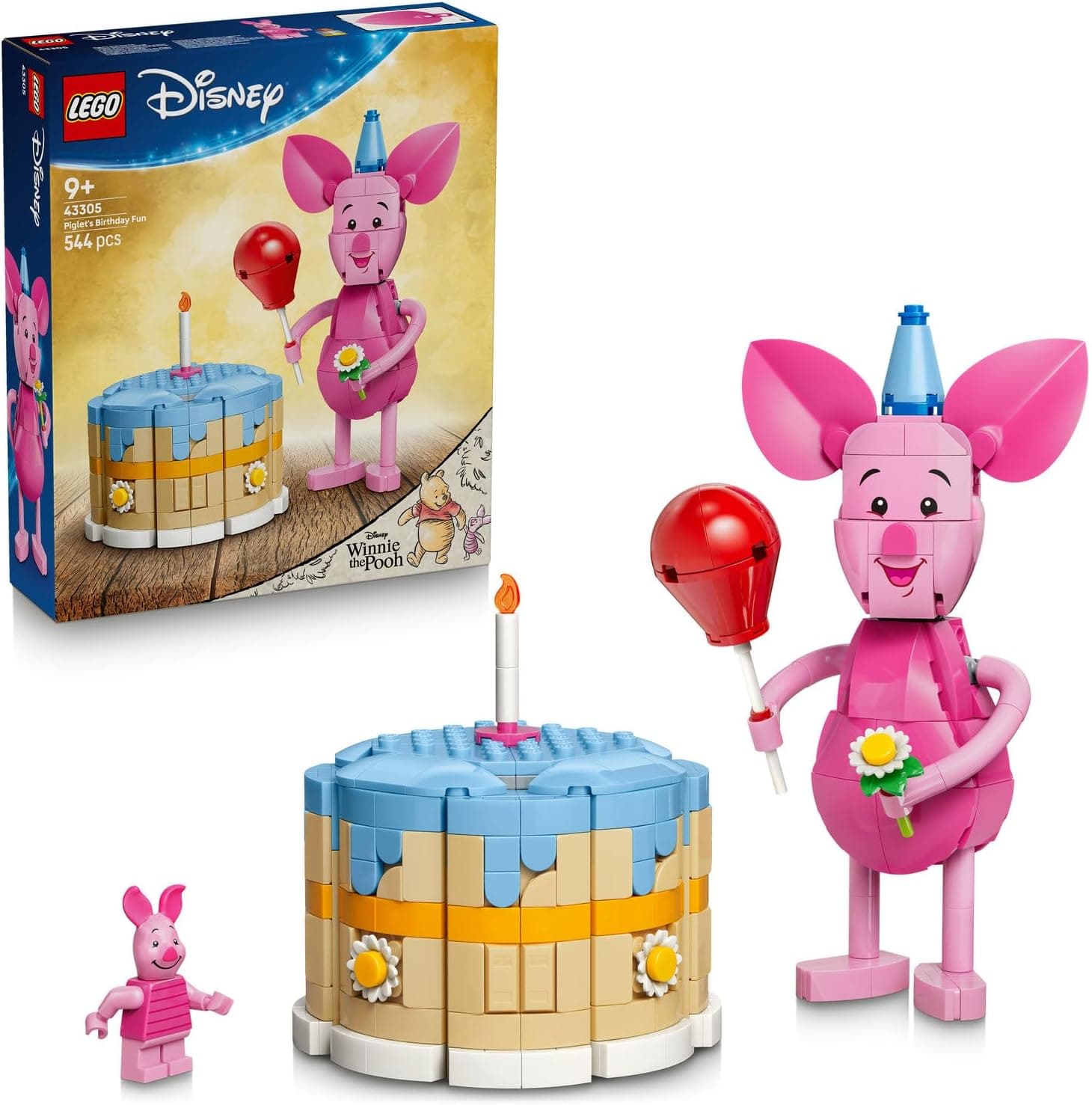 لگو Disney جشن تولد Piglet مدل 43305 لگو Disney جشن تولد Piglet مدل 43305