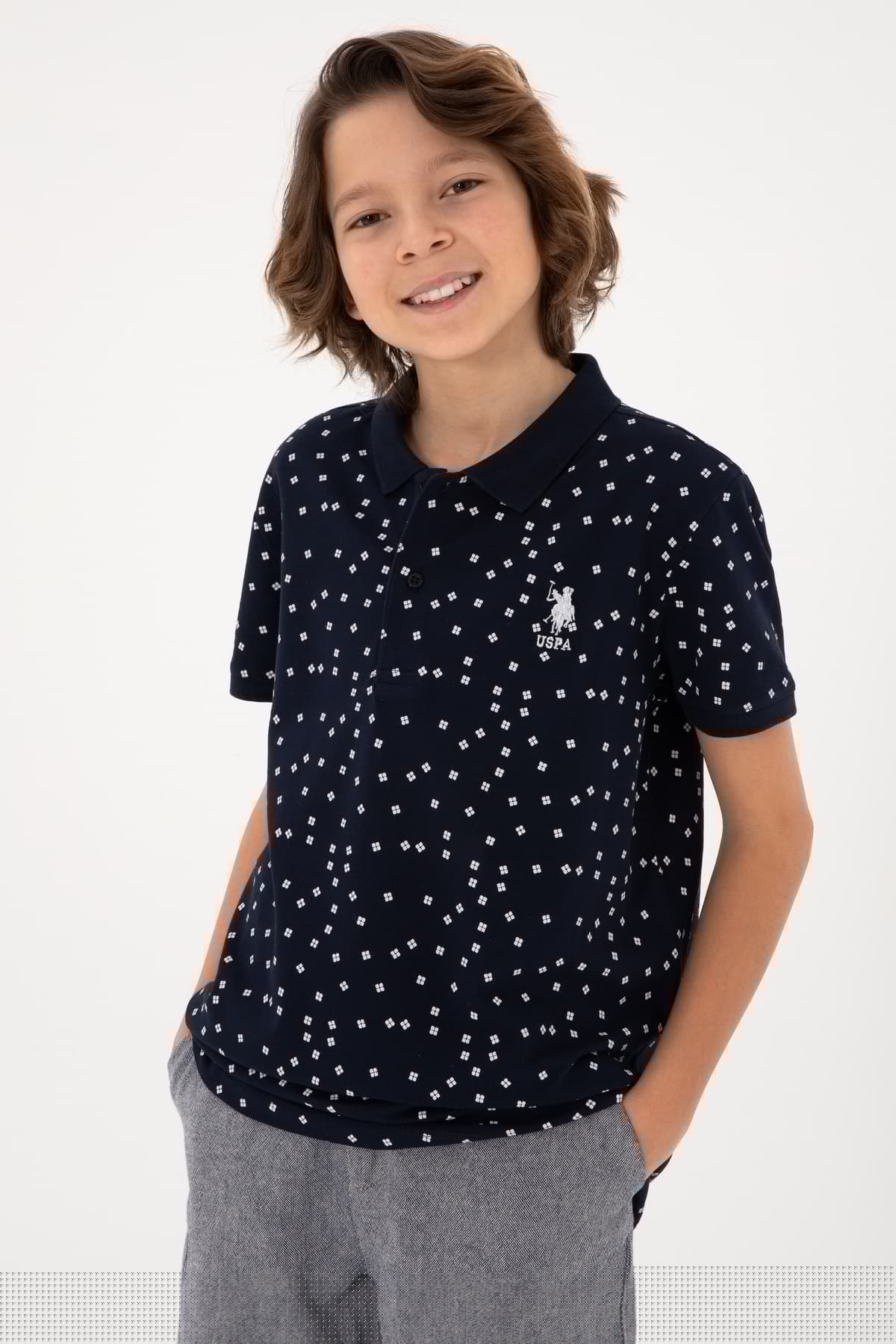 تیشرت پسرانه U.S. Polo Assn. سرمهای مدل 50295443-VR033 تیشرت پسرانه U.S. Polo Assn. سرمهای مدل 50295443-VR033