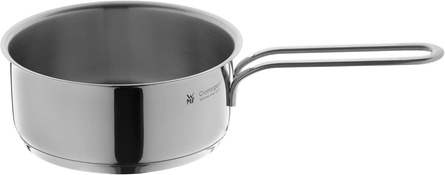 قابلمه کوچک WMF دربدار 14 cm 0.9 L Cromargan استیل ضدزنگ مناسب اجاق القایی قابلمه کوچک WMF دربدار 14 cm 0.9 L Cromargan استیل ضدزنگ مناسب اجاق القایی