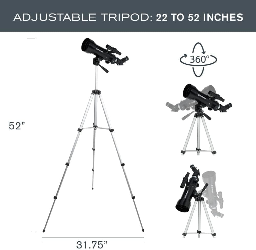 تلسکوپ Celestron Travel Scope 70 مدل CL 21035 تلسکوپ Celestron Travel Scope 70 مدل CL 21035
