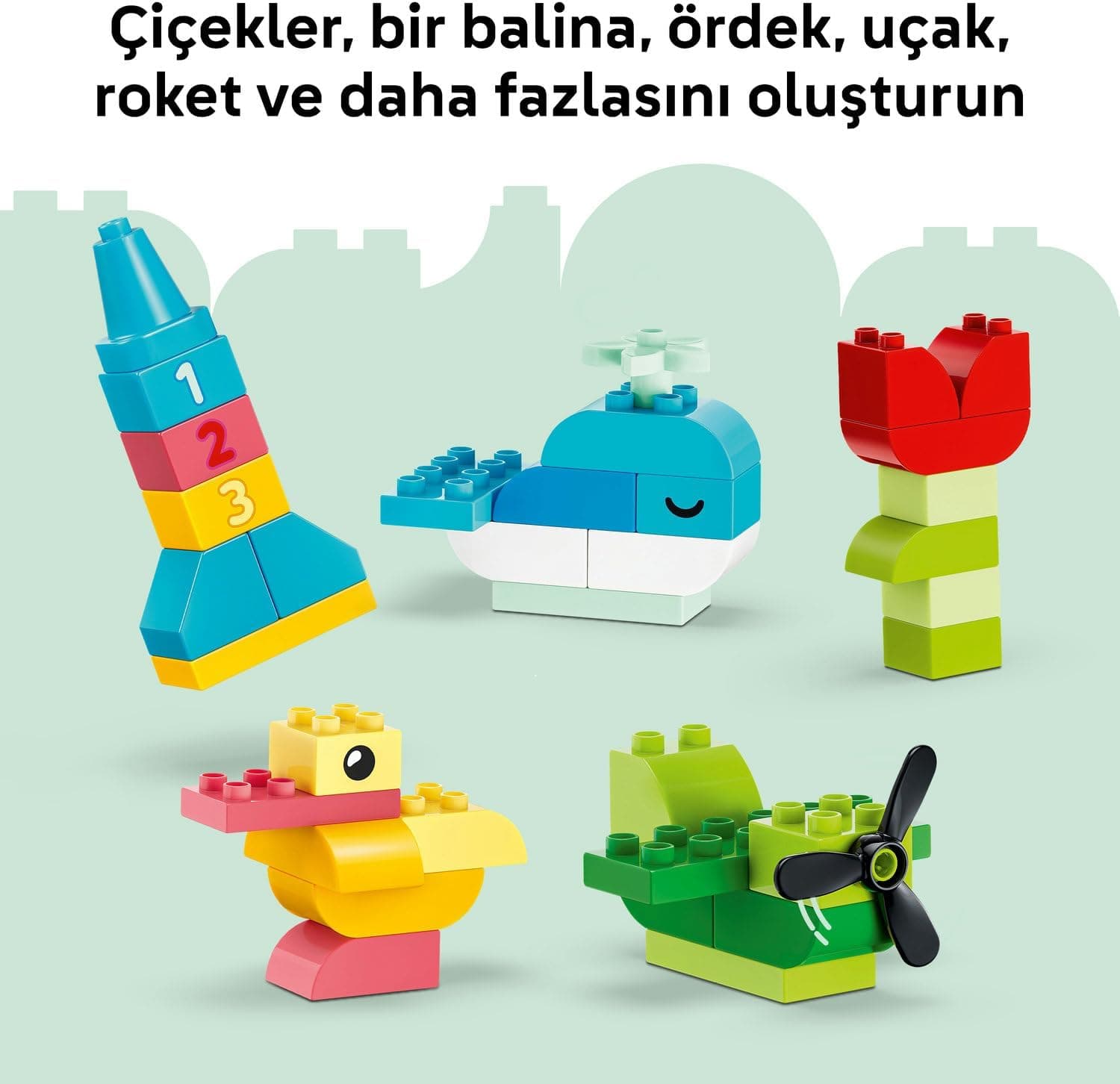 لگو DUPLO Classic جعبه ساختنی رنگی خلاقانه مدل 10479 لگو DUPLO Classic جعبه ساختنی رنگی خلاقانه مدل 10479