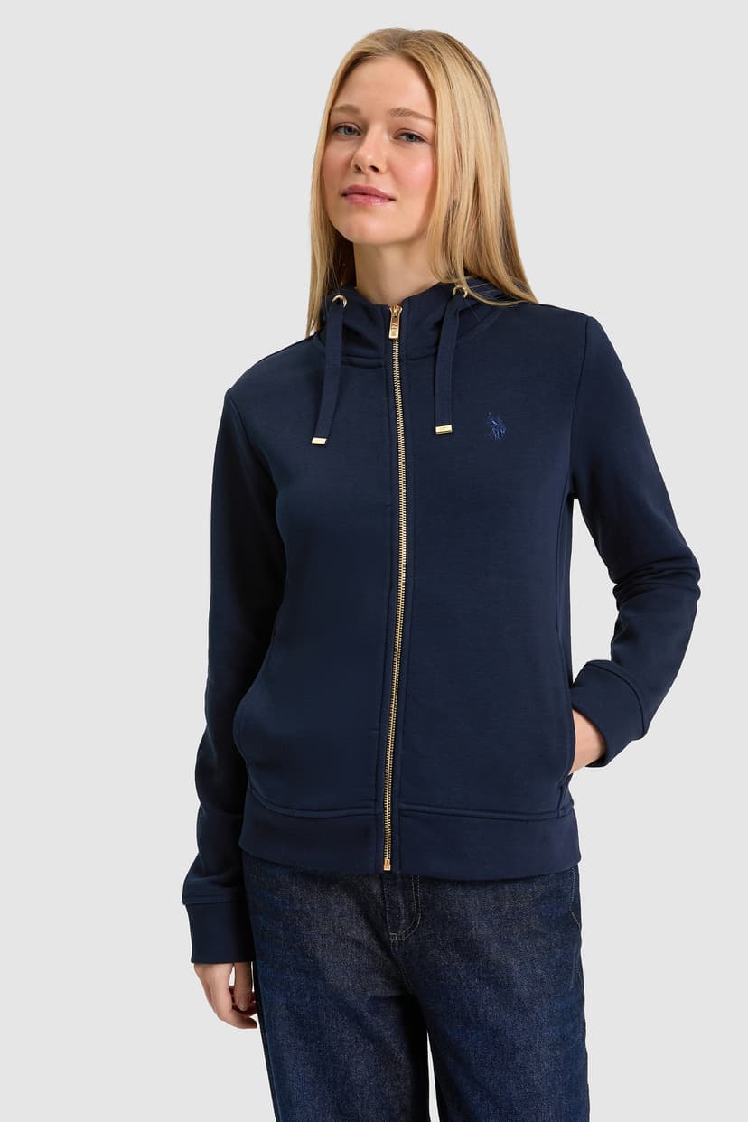 سوییشرت زنانه U.S. Polo Assn. سرمهای ساده مدل 50326801-VR033 سوییشرت زنانه U.S. Polo Assn. سرمهای ساده مدل 50326801-VR033