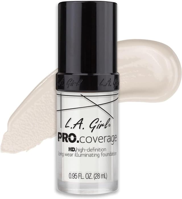 فاندیشن مایع L.A Girl Pro Coverage Luminous رنگ سفید فاندیشن مایع L.A Girl Pro Coverage Luminous رنگ سفید