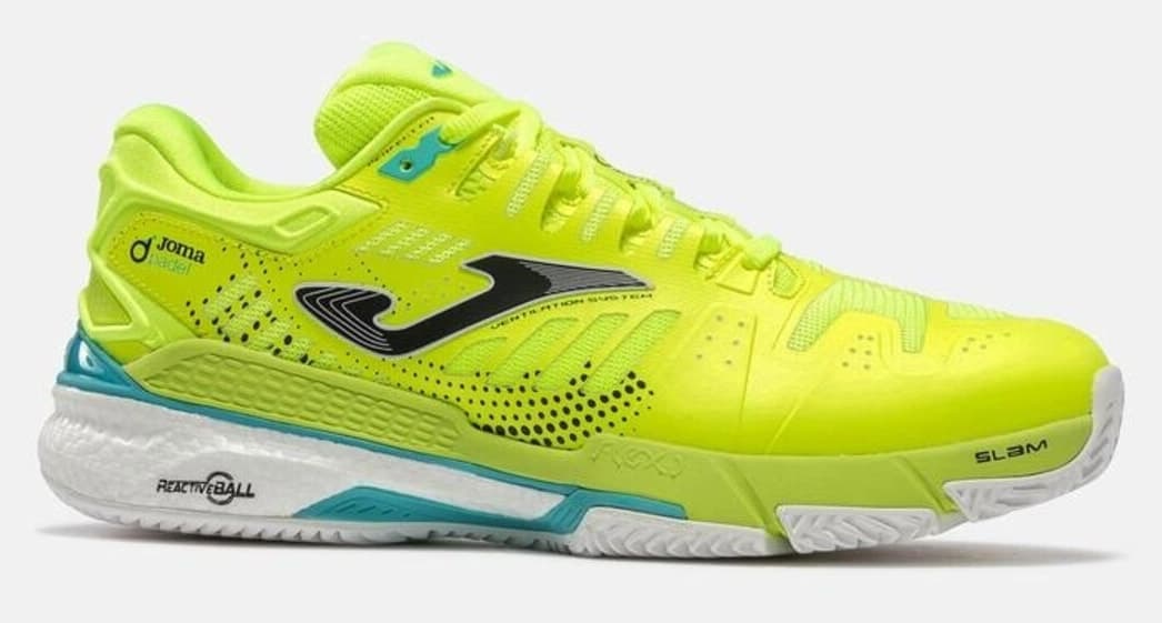 کفش تنیس و پدل یونیسکس Joma مناسب زمین خاکی مدل TCSLAS2609C Slam Classic زرد نئونی کفش تنیس و پدل یونیسکس Joma مناسب زمین خاکی مدل TCSLAS2609C Slam Classic زرد نئونی