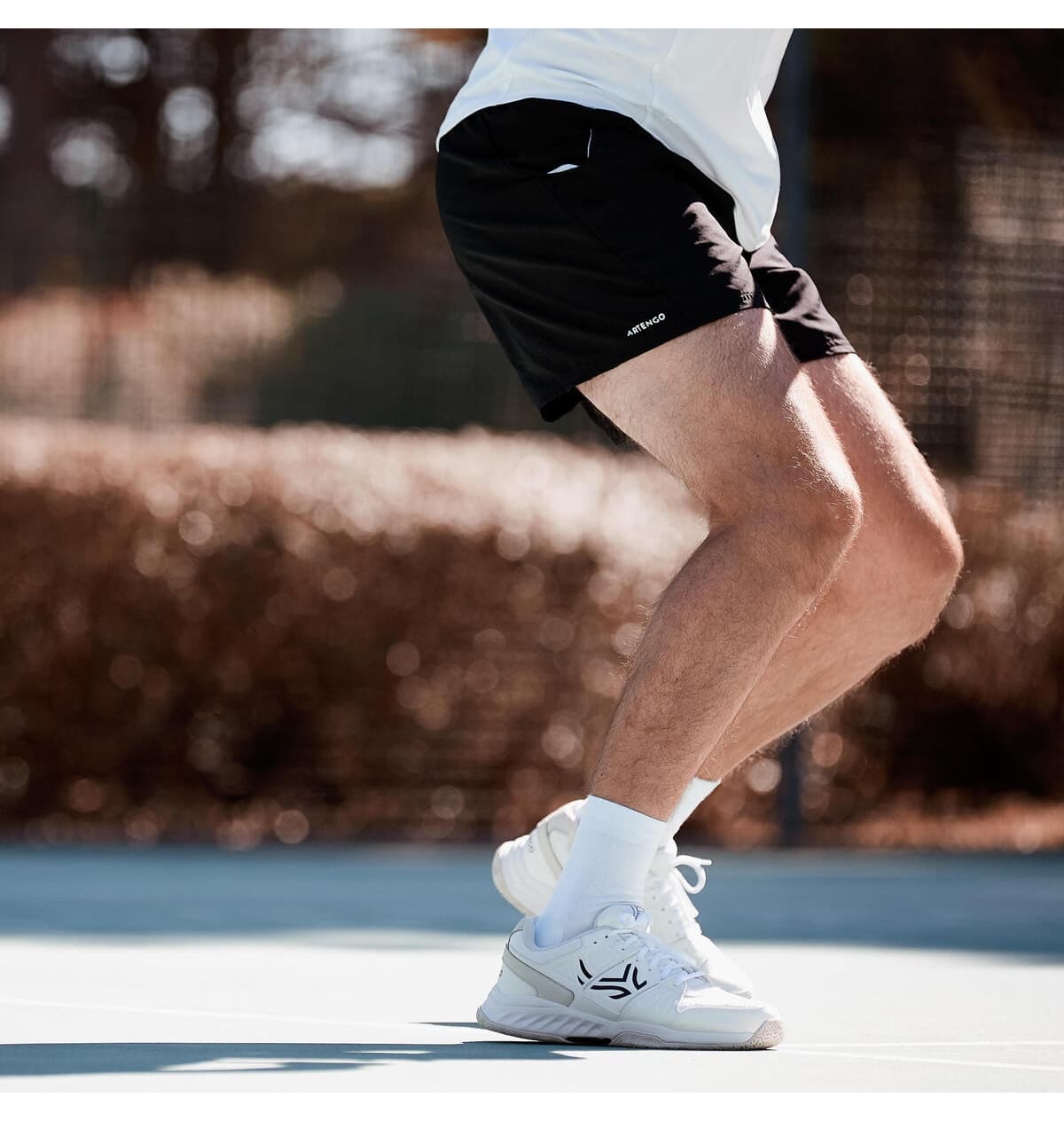 شلوارک تنیس مردانه Decathlon Kuikma مشکی شلوارک تنیس مردانه Decathlon Kuikma مشکی