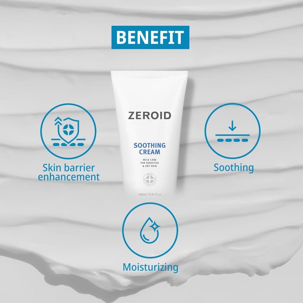 کرم مرطوبکننده آرامبخش Zeroid برای پوست حساس تقویتکننده سد پوستی 80ml کرم مرطوبکننده آرامبخش Zeroid برای پوست حساس تقویتکننده سد پوستی 80ml
