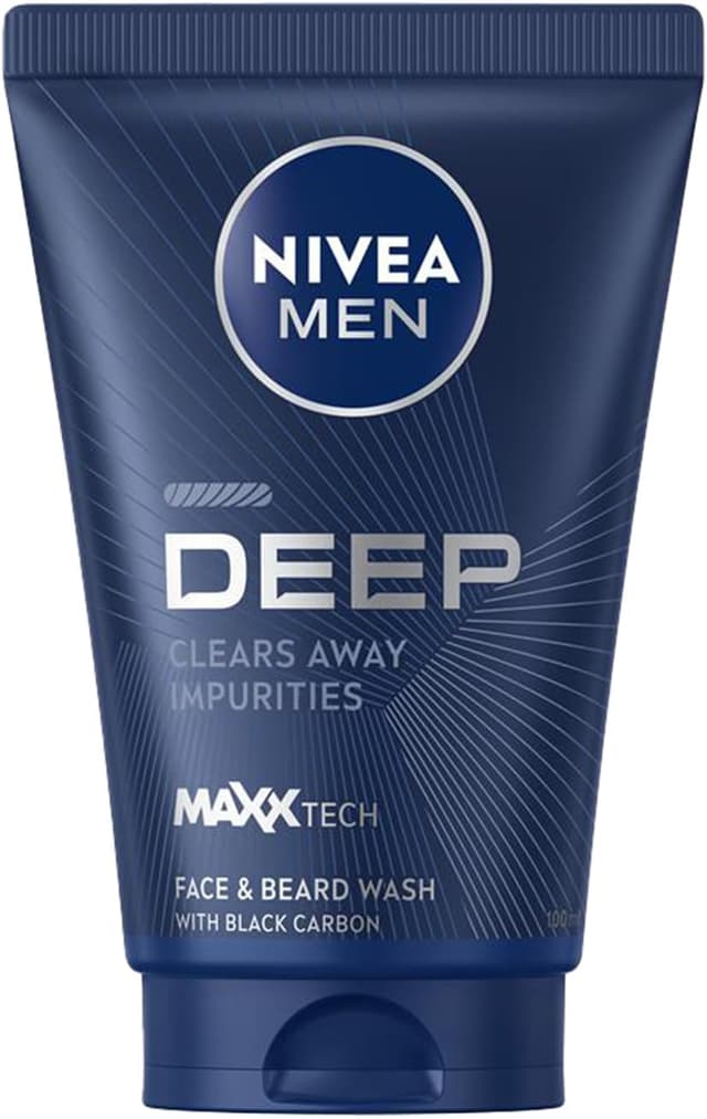 ژل شستوشوی صورت و ریش مردانه NIVEA مرطوبکننده و چربیزدا با زغال فعال Deep Dimension 100 ml ژل شستوشوی صورت و ریش مردانه NIVEA مرطوبکننده و چربیزدا با زغال فعال Deep Dimension 100 ml