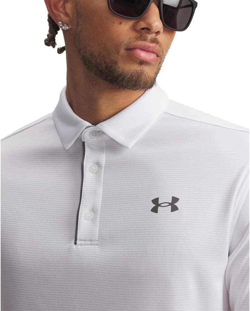 تیشرت مردانه Under Armour Tech Polo سفید مدل 1290140 تیشرت مردانه Under Armour Tech Polo سفید مدل 1290140