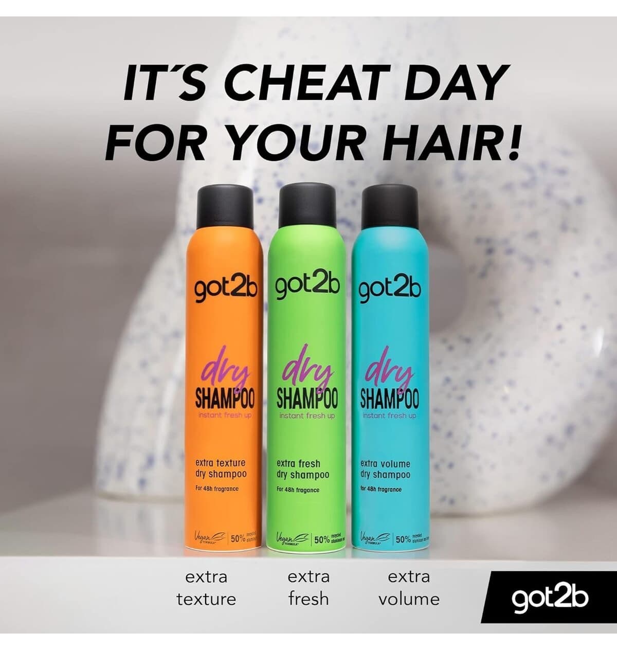 شامپو خشک Got2B Fresh It Up Texture 3×200ml شامپو خشک Got2B Fresh It Up Texture 3×200ml