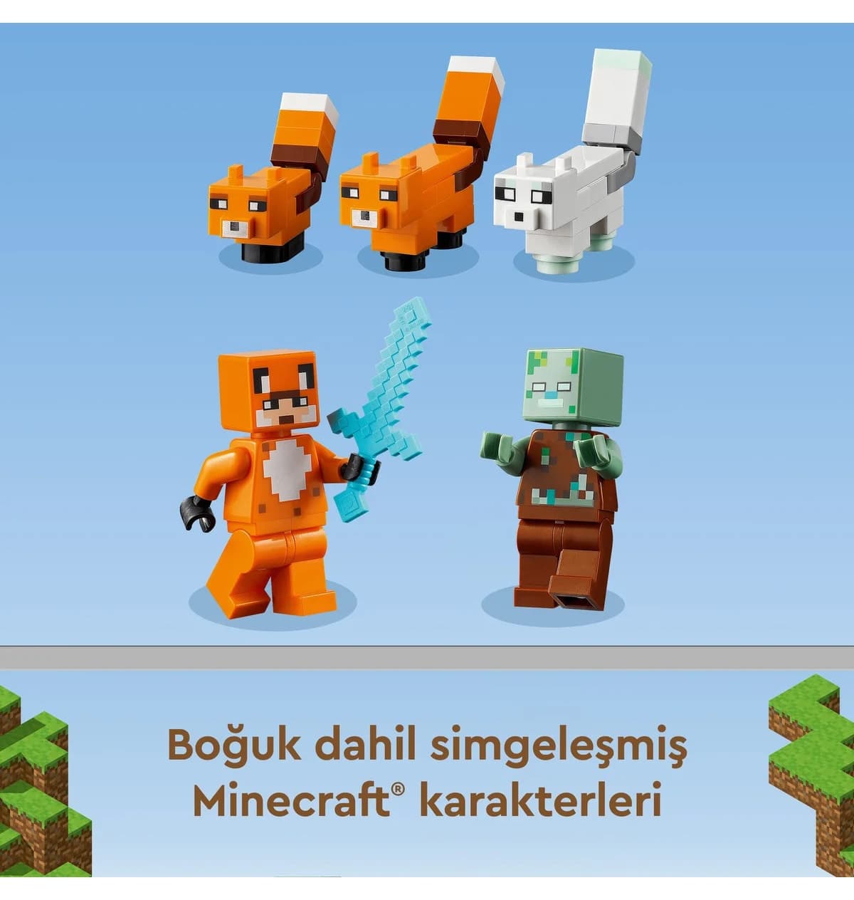 لگو Minecraft کلبه روباه مدل 21178 ۱۹۳ قطعه لگو Minecraft کلبه روباه مدل 21178 ۱۹۳ قطعه