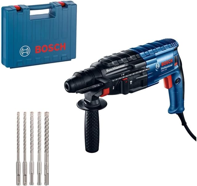 دریل چکشی Bosch همراه ست SDS Plus مدل GBH 240 790 W دریل چکشی Bosch همراه ست SDS Plus مدل GBH 240 790 W