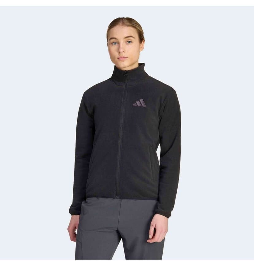 ژاکت ورزشی زنانه adidas سافتشل و پلار زیپدار مدل KY9853 ژاکت ورزشی زنانه adidas سافتشل و پلار زیپدار مدل KY9853