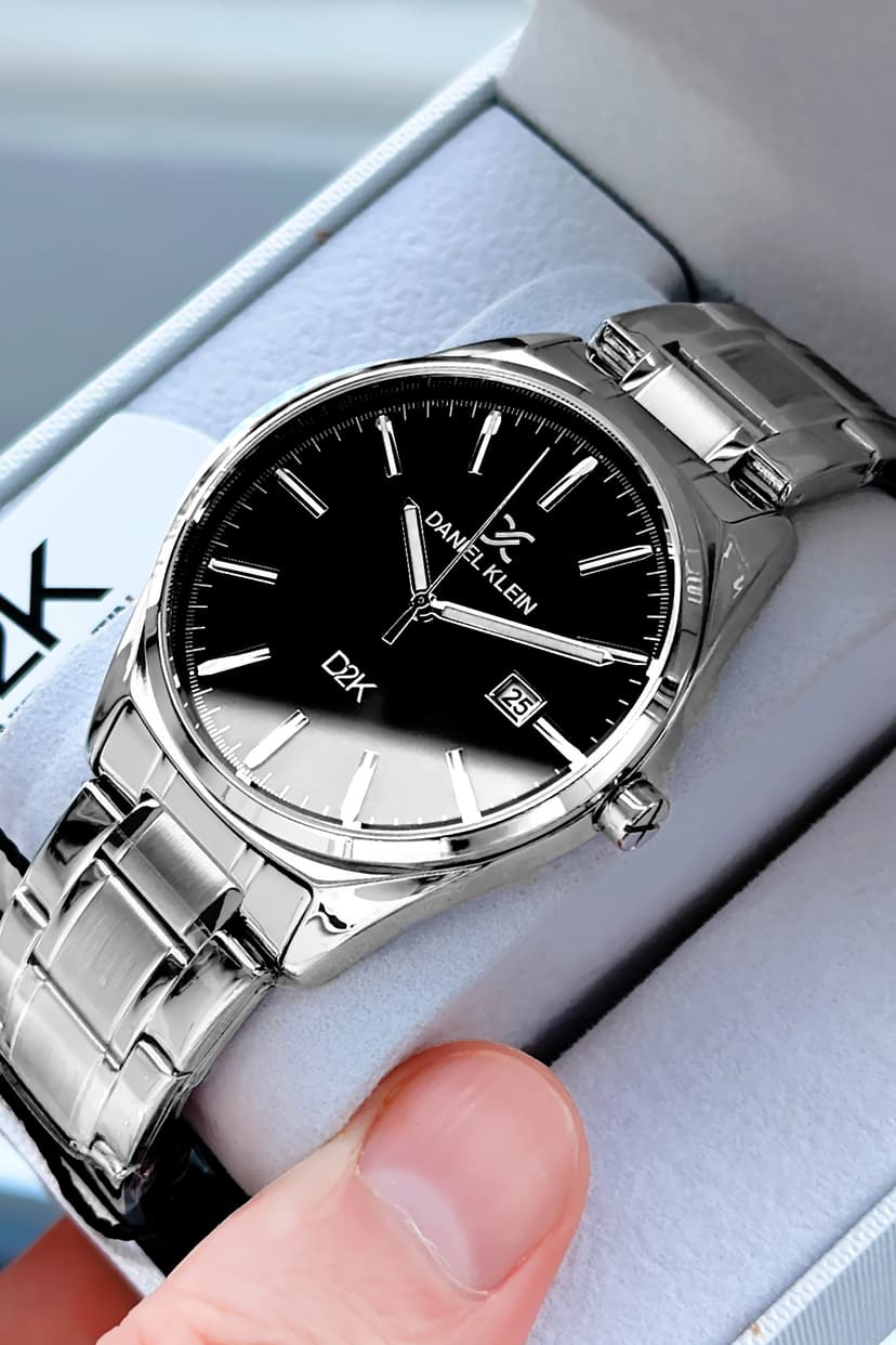 ساعت مچی مردانه Daniel Klein ضدآب بند فولادی مشکی مدل CBK434 ساعت مچی مردانه Daniel Klein ضدآب بند فولادی مشکی مدل CBK434