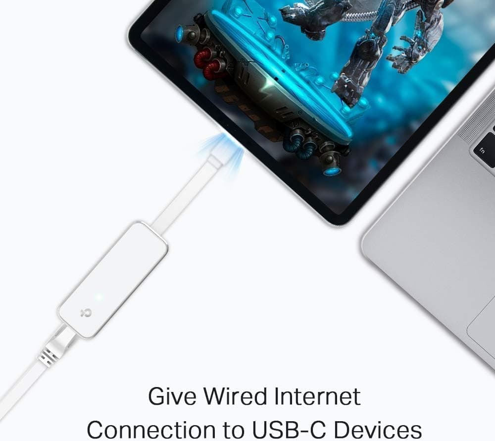مبدل شبکه USB 3.0 Type-C به RJ45 گیگابیتی TP-Link مدل UE300C مبدل شبکه USB 3.0 Type-C به RJ45 گیگابیتی TP-Link مدل UE300C