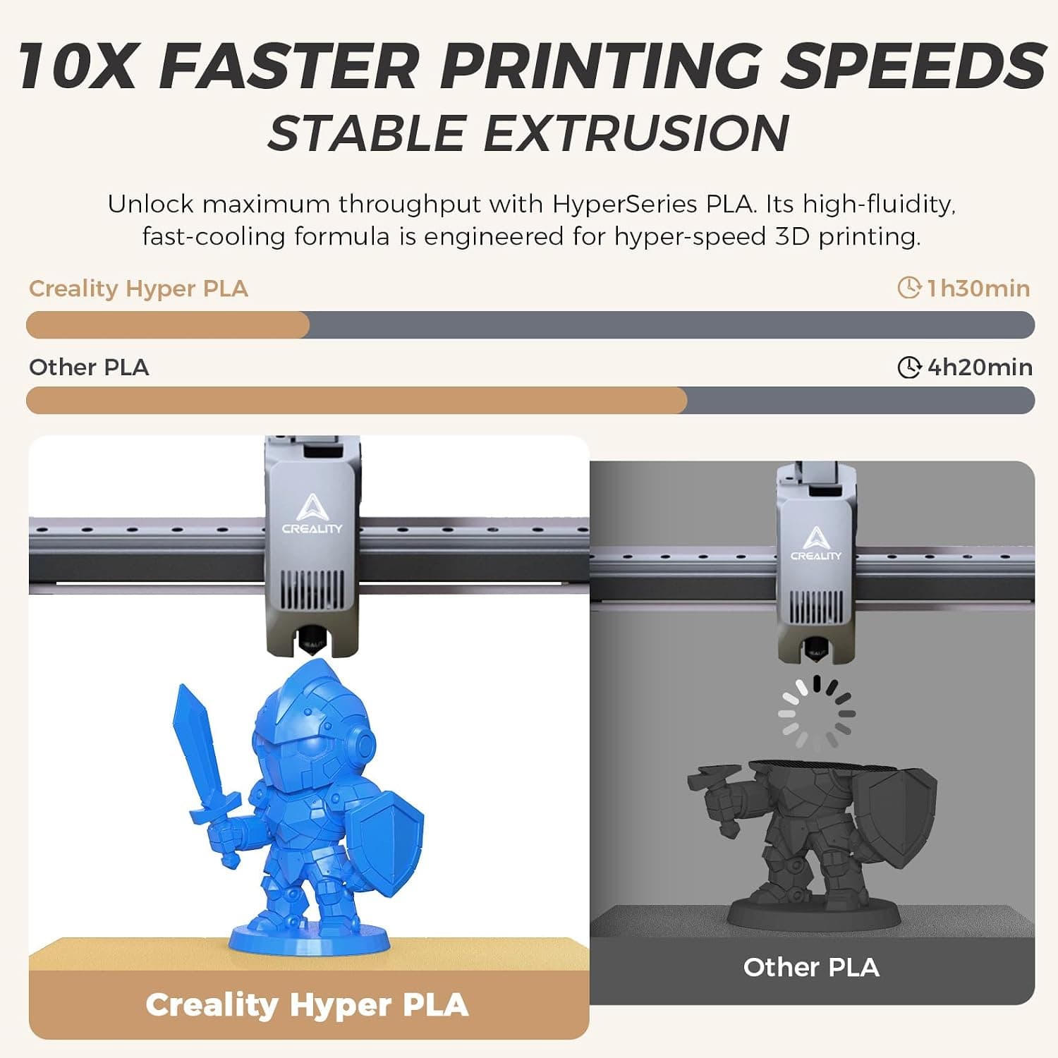 فیلامنت پرینتر سه بعدی Creality Hyper PLA 1.75 mm 1 KG آبی فیلامنت پرینتر سه بعدی Creality Hyper PLA 1.75 mm 1 KG آبی