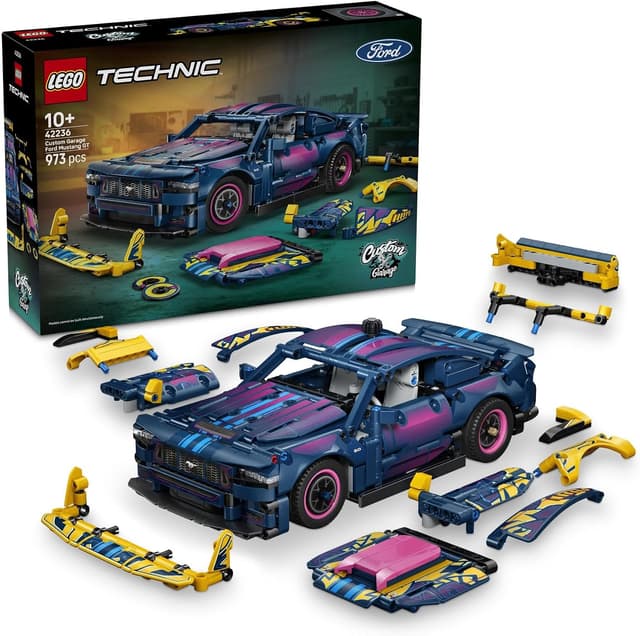 لگو 42236 Technic ماشین اسباببازی مدل Ford Mustang GT لگو 42236 Technic ماشین اسباببازی مدل Ford Mustang GT