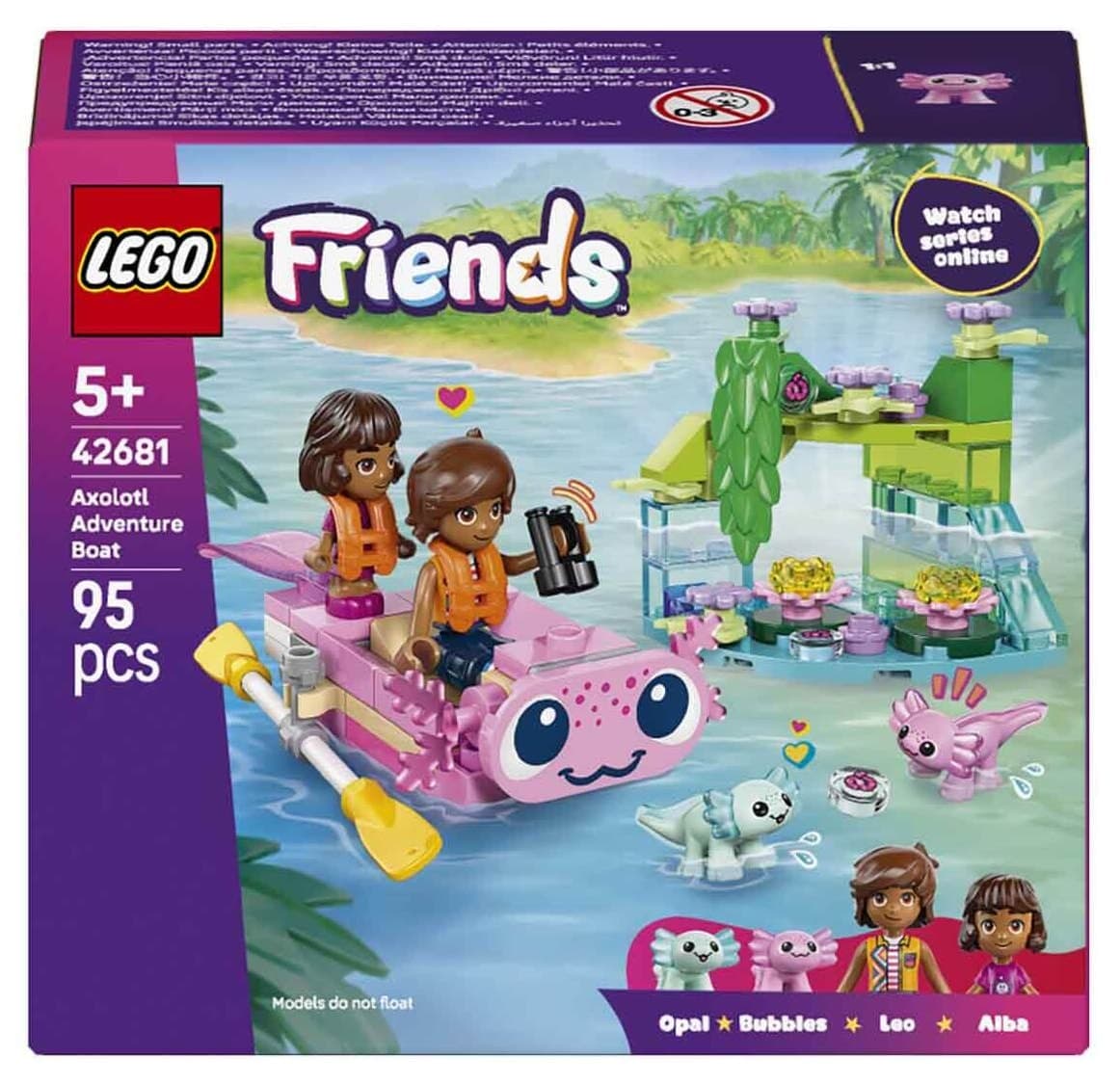 لگو Friends قایق ماجراجویی Axolotl مدل 42681 لگو Friends قایق ماجراجویی Axolotl مدل 42681