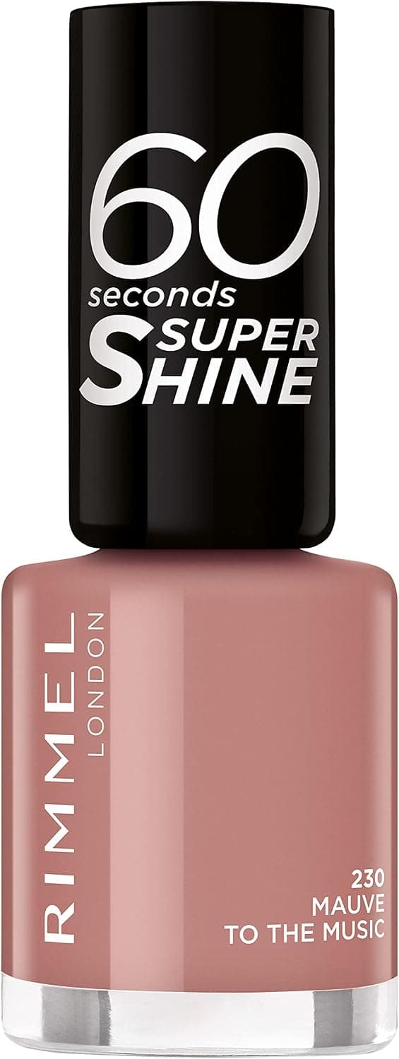 لاک ناخن Rimmel 60 Seconds Super Shine مدل 230 یاسی 8ml لاک ناخن Rimmel 60 Seconds Super Shine مدل 230 یاسی 8ml