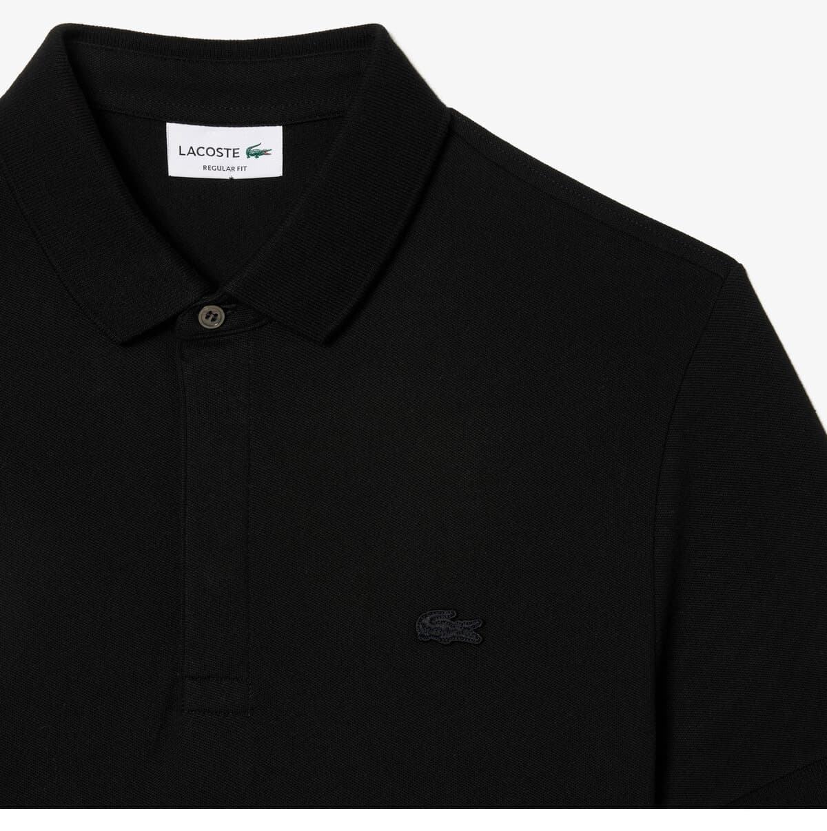 پولوی مردانه Lacoste فیت معمولی مشکی پولوی مردانه Lacoste فیت معمولی مشکی