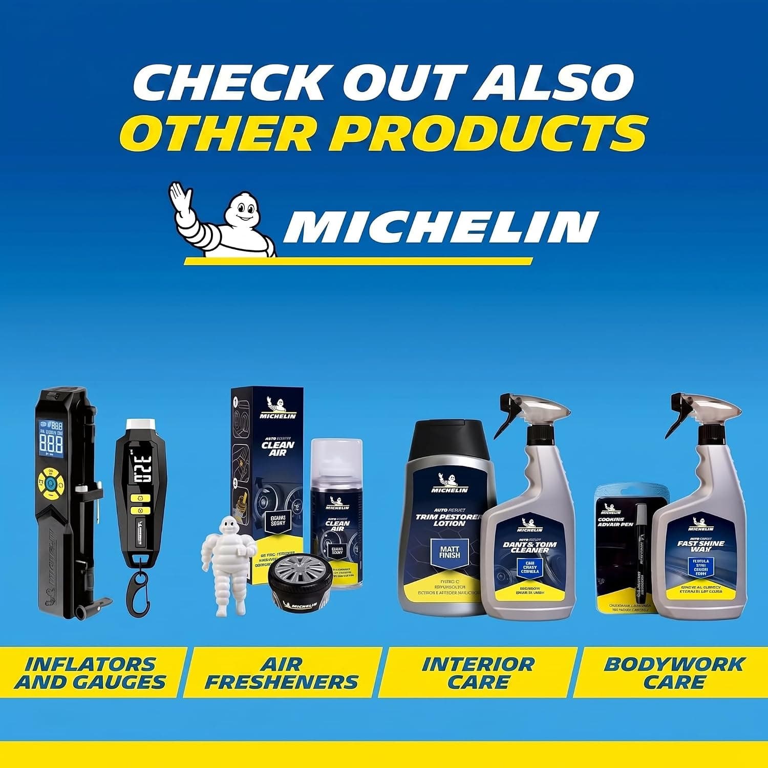 تلمبه باد پایی MICHELIN با نشانگر فشار مدل MC12204 تلمبه باد پایی MICHELIN با نشانگر فشار مدل MC12204