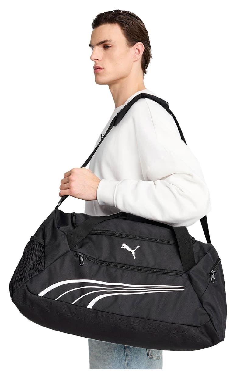کیف ورزشی یونیسکس Puma مشکی Fundamental متوسط روزمره مدل 09118901 کیف ورزشی یونیسکس Puma مشکی Fundamental متوسط روزمره مدل 09118901