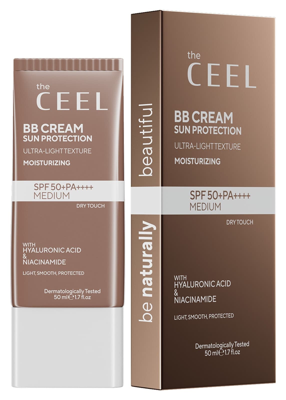 کرم BB The Ceel رنگ متوسط با SPF 50+ PA++++ ضد لک آبرسان 50 ml کرم BB The Ceel رنگ متوسط با SPF 50+ PA++++ ضد لک آبرسان 50 ml