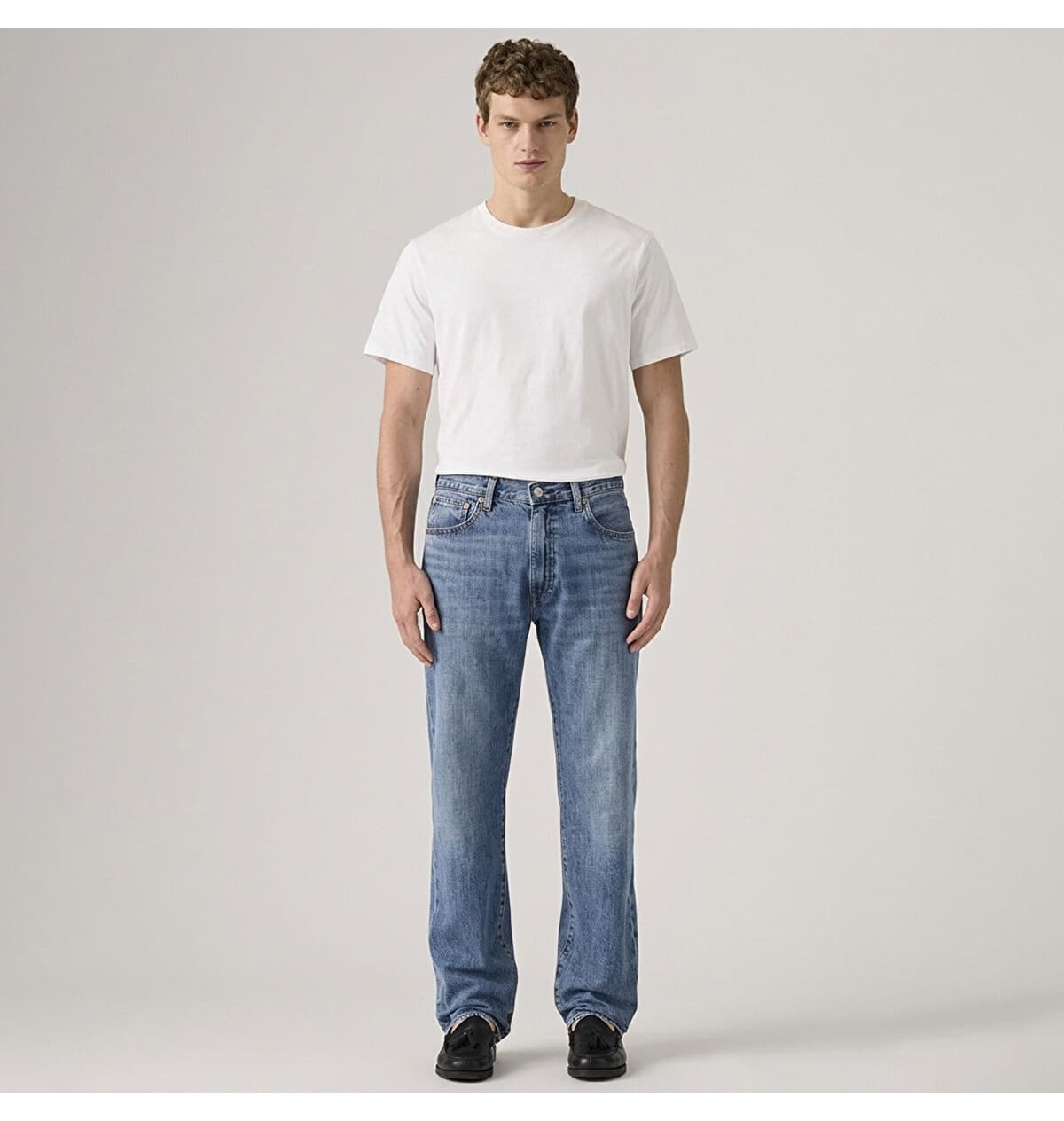 شلوار جین مردانه Levi's آبی فیت Relaxed Straight مدل 555 003VA-0006 شلوار جین مردانه Levi's آبی فیت Relaxed Straight مدل 555 003VA-0006