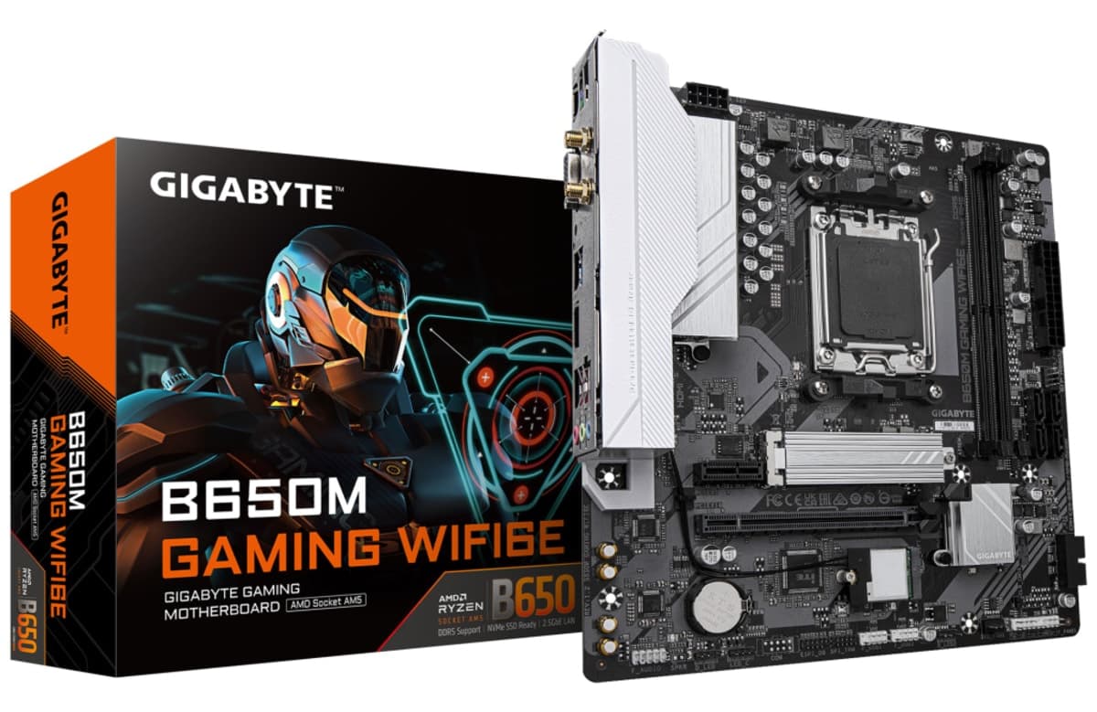 مادربورد Gigabyte سوکت AM5 با DDR5 و Wi-Fi 6E مدل B650M GAMING WIFI6E Rev.1.2 مادربورد Gigabyte سوکت AM5 با DDR5 و Wi-Fi 6E مدل B650M GAMING WIFI6E Rev.1.2