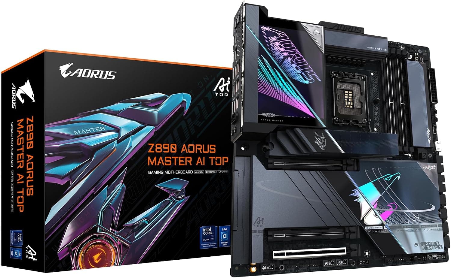 مادربرد GIGABYTE مدل Z890 AORUS PRO ICE سوکت LGA1851 ATX اینتل مادربرد GIGABYTE مدل Z890 AORUS PRO ICE سوکت LGA1851 ATX اینتل