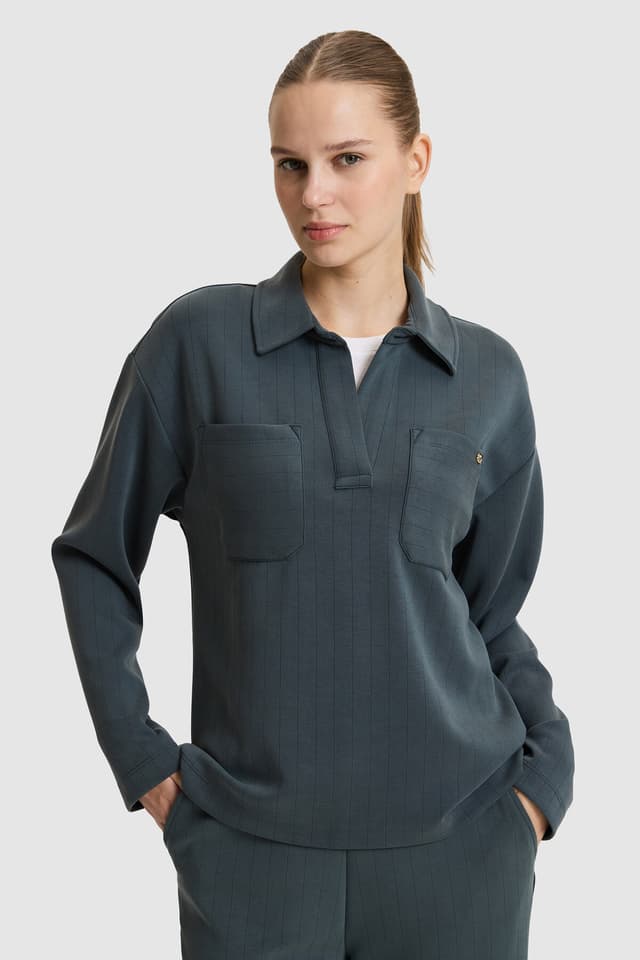 سوئیشرت زنانه U.S. Polo Assn. خاکستری مدل 50326739-VR076 سوئیشرت زنانه U.S. Polo Assn. خاکستری مدل 50326739-VR076