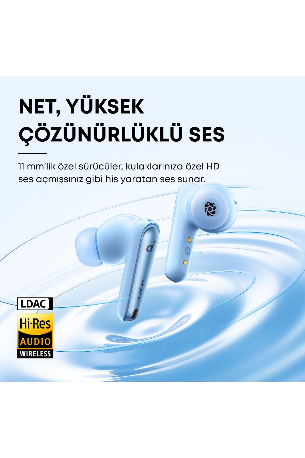 هدفون بلوتوثی Anker Soundcore Liberty 4 NC با Bluetooth 5.3، 50 ساعت استفاده، سرمهای مدل A3947 هدفون بلوتوثی Anker Soundcore Liberty 4 NC با Bluetooth 5.3، 50 ساعت استفاده، سرمهای مدل A3947