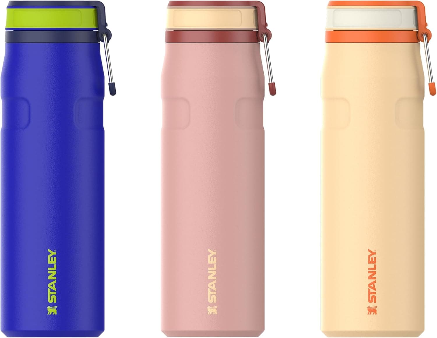 بطری آب عایقدار Stanley مدل The IceFlow Twist & Flip، استیل ضدزنگ، Peach Rose، 0.7 Litre بطری آب عایقدار Stanley مدل The IceFlow Twist & Flip، استیل ضدزنگ، Peach Rose، 0.7 Litre