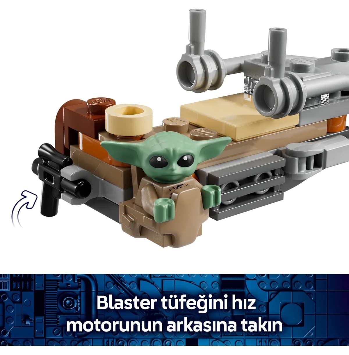 لگو Star Wars موتور Mandalorian و Grogu مدل 75436 ۵۸ قطعه لگو Star Wars موتور Mandalorian و Grogu مدل 75436 ۵۸ قطعه