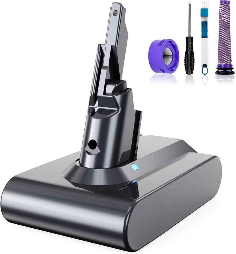باتری جاروبرقی Vunzo سازگار با Dyson V7 SV11 دارای نشانگر شارژ باتری جاروبرقی Vunzo سازگار با Dyson V7 SV11 دارای نشانگر شارژ