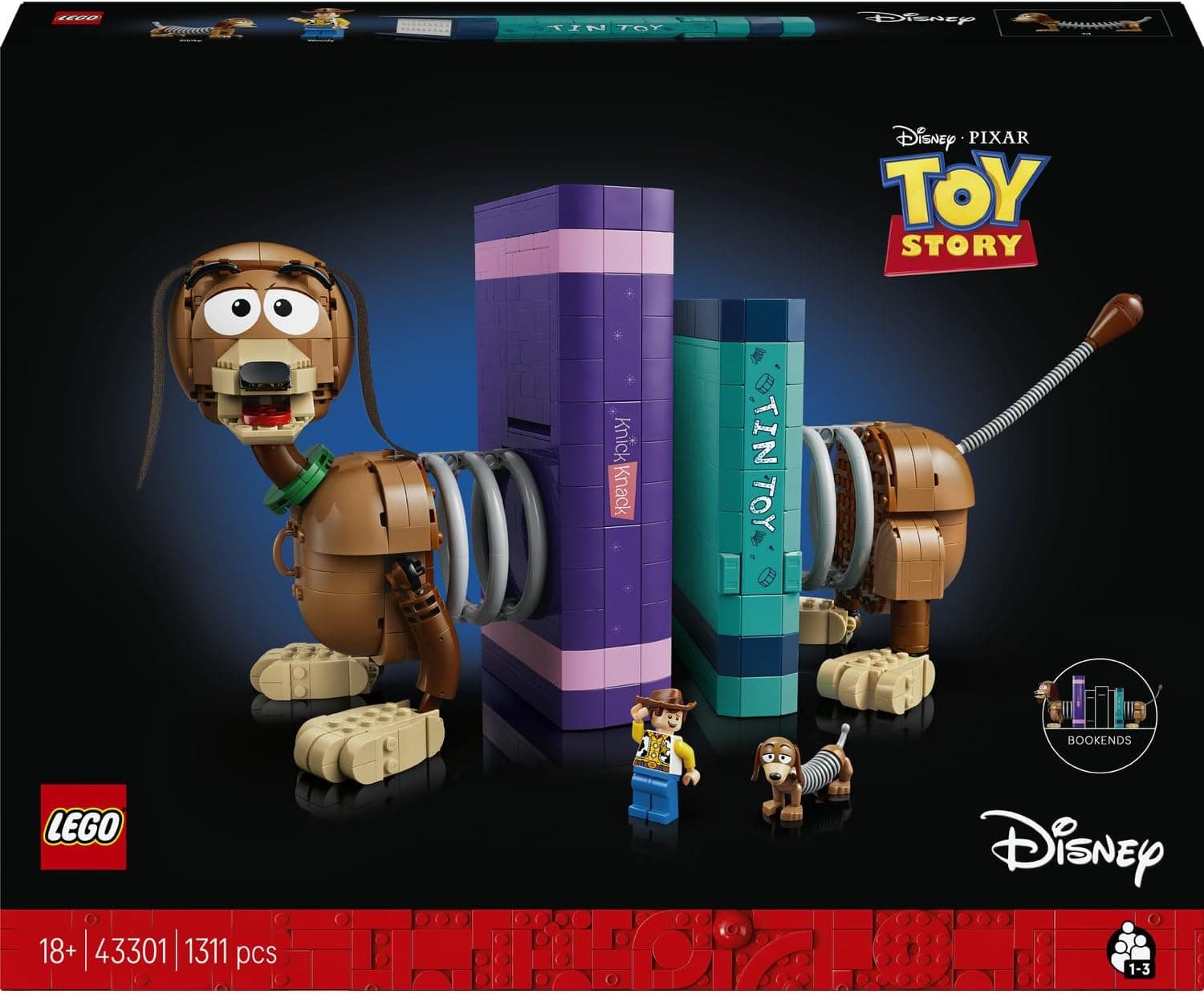 لگو Disney Pixar Toy Story پایه کتاب سگ Slinky مدل 43301 لگو Disney Pixar Toy Story پایه کتاب سگ Slinky مدل 43301