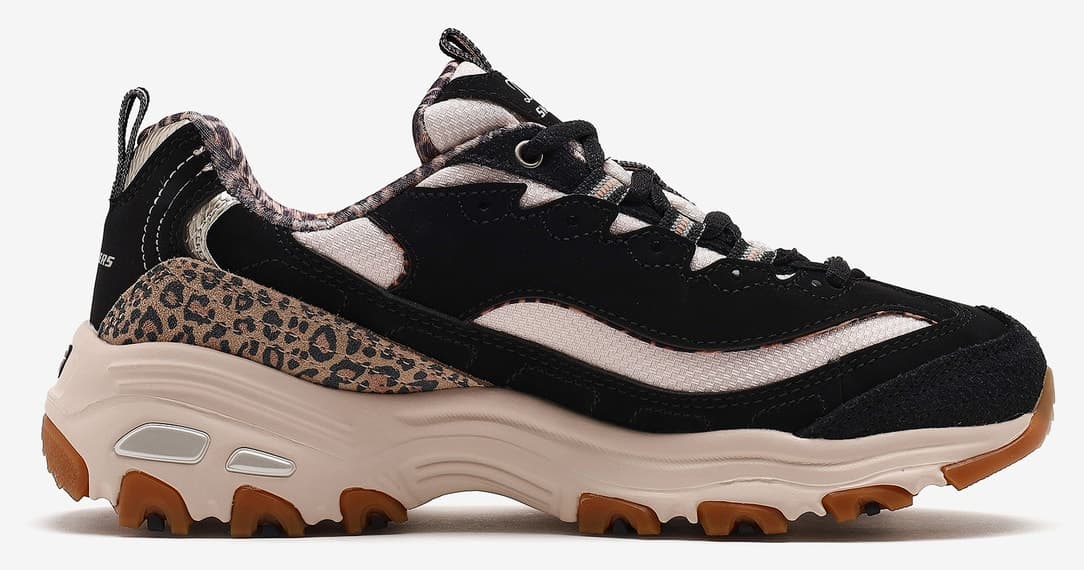 کفش اسنیکر زنانه Skechers مشکی D'lites مدل 150877 BLK کفش اسنیکر زنانه Skechers مشکی D'lites مدل 150877 BLK