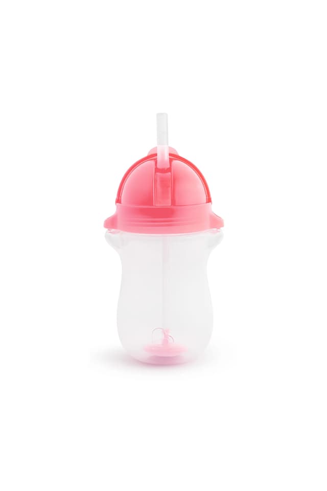 لیوان آموزشی کودک Munchkin دارای نی و قفل کلیکی، 12 ماهه، 296ml، صورتی، 1 عدد لیوان آموزشی کودک Munchkin دارای نی و قفل کلیکی، 12 ماهه، 296ml، صورتی، 1 عدد