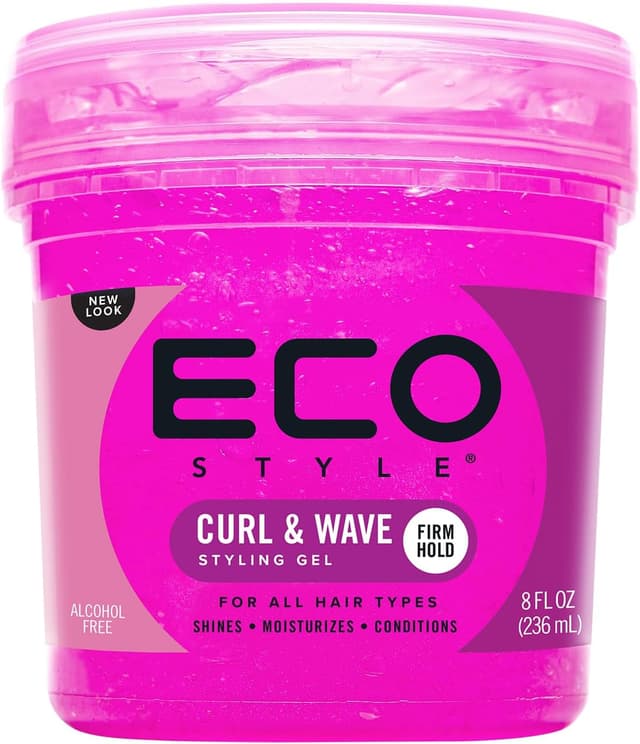 ژل حالتدهنده Eco Style فر و موج نگهداری قوی همه انواع مو 8 oz صورتی ژل حالتدهنده Eco Style فر و موج نگهداری قوی همه انواع مو 8 oz صورتی