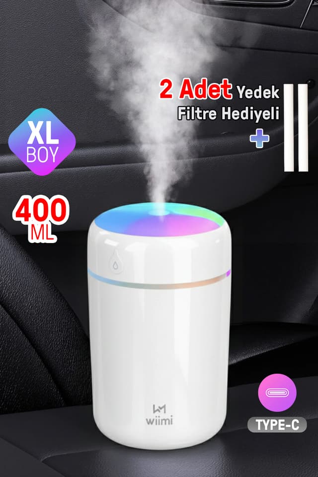 دستگاه رطوبتساز اولتراسونیک و دیفیوزر رایحه Wiimi با ظرفیت 400 ml دستگاه رطوبتساز اولتراسونیک و دیفیوزر رایحه Wiimi با ظرفیت 400 ml